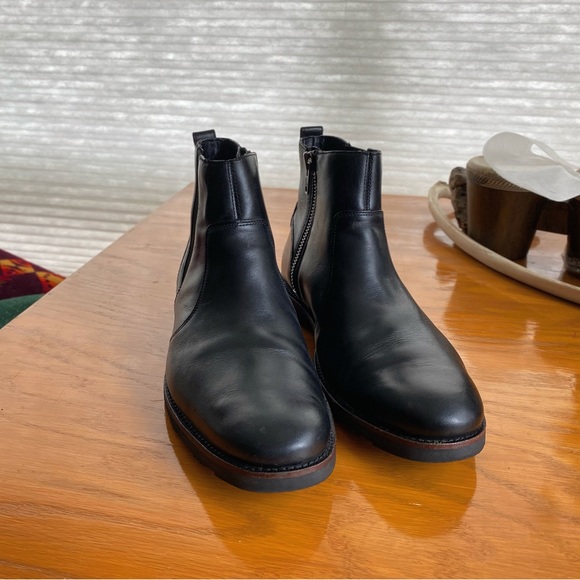 Timberland “Earthkeepers Side Zip Kendrick” Black Leather Chelsea Boots - Picture 5 of 8